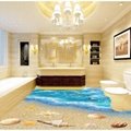 Bedroom bathroom 3D floor clear epoxy floor paint