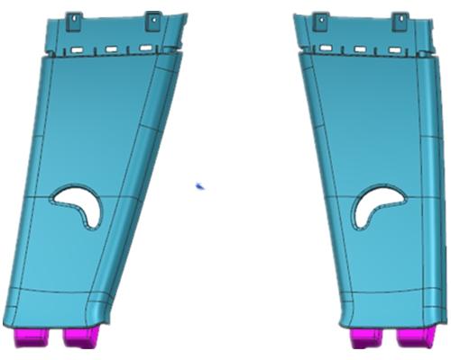 OEM Plastic Pillar Mould 5