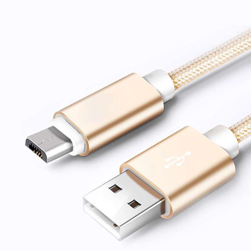 2018 Hot Selling 1M Fast Charging Braided USB Cable for Android 2