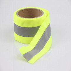 Reflective T/C Fabric Sewed on Webbing Tape