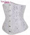 26pcs steel boned waist trainer Sexy Corset Hot Shaper embroidery 3