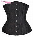 26pcs steel boned waist trainer Sexy Corset Hot Shaper embroidery 4