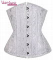 26pcs steel boned waist trainer Sexy Corset Hot Shaper embroidery