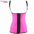 Sexy Latex Underbust Corset Waist Trainer Woman Shaper Plus Size 4