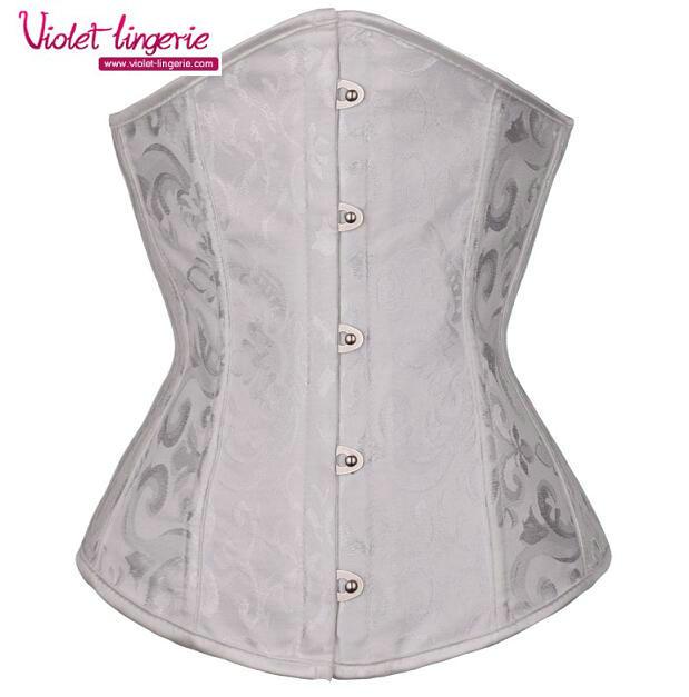 sexy underbust corset lace up firm waist trainer 3