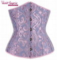 sexy underbust corset lace up firm waist trainer