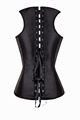 Black Steel Boned Underbust Corset Lace Up Shaper Wholesale Bustier