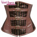 Sexy Underbust Corset Steam Punk Waist Trainer 4