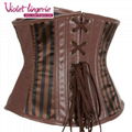 Sexy Underbust Corset Steam Punk Waist Trainer 5