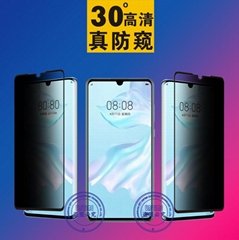 Full Screen Coverage Glass Tempered Privacy Protector for Popular Mobile Phone