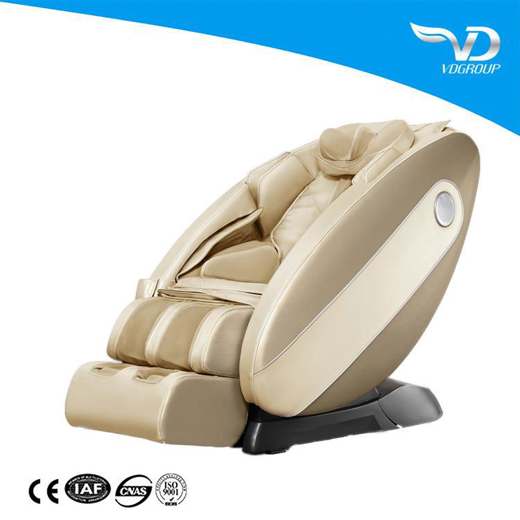 4d luxury L shape  shiatsu vending zero gravity massage chair