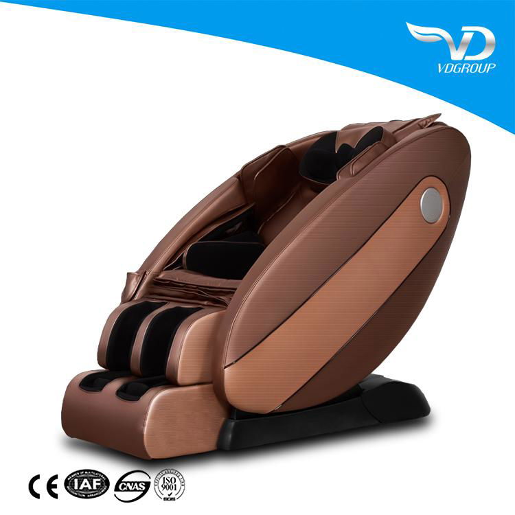 4d luxury L shape  shiatsu vending zero gravity massage chair 2