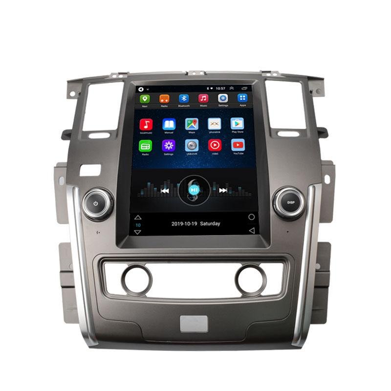 In Dash Vertical Screen 12.1 Inch Android Head Unit For Nissan Patrol 2011-2016 2
