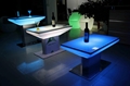 Led furniture aluminum base table