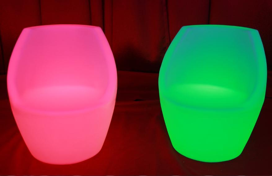 RGB 16 colors changing glowing cocktail round table event furniture 5