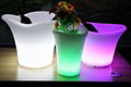 Fashionable design modern garden decorate led plastic flower pots 3