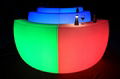 Remote control RGB 16 colors changing led bar round counter 4