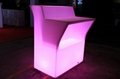 Elegant fashionable RGB 16 colors changing straight corner bar counter furniture 4