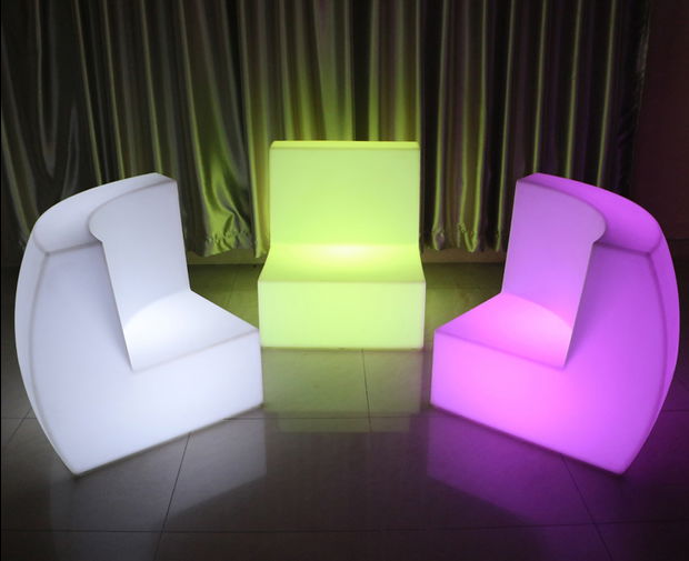 Outdoor waterproof led illuminated sofa chair stool 3