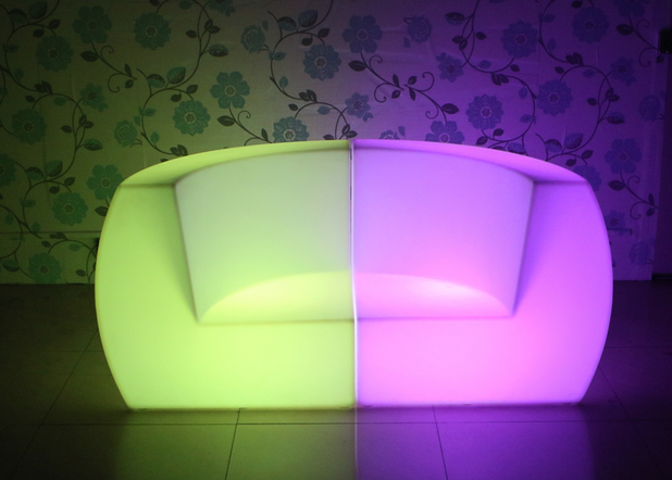 Outdoor waterproof led illuminated sofa chair stool 4