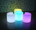 16 RGB colors lighting led coffee table and chair stool 3