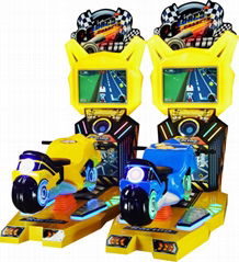 crazy motor game machine kiddie ride motor racing for amusement