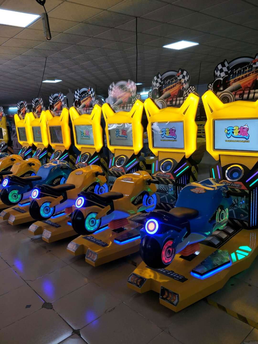 crazy motor game machine kiddie ride motor racing for amusement 3