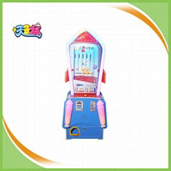 space flying ball game machine pinball