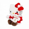 Stuffed hello kitty graduation plush toy Christmas gift L 38cm(650g) M 30cm(270g