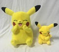 Pokemon Pikachu plush wallet with zipper 11 inch & 6 inch