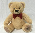 Teddy bear with bow-knot 9.5 inch