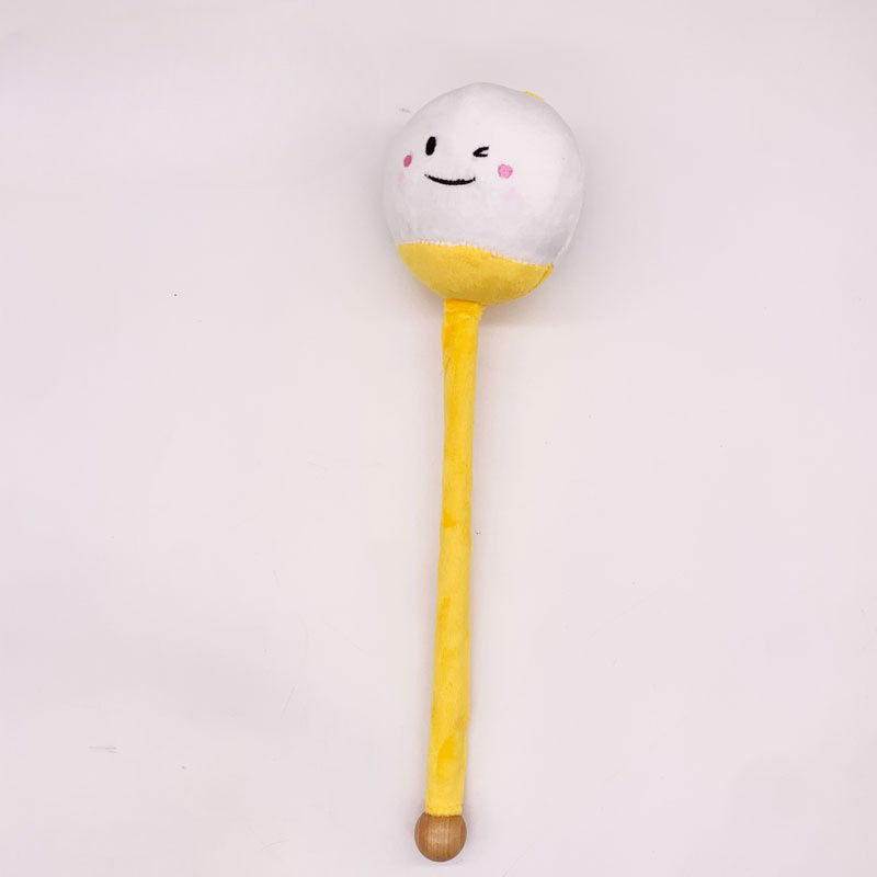 Customized plush hammer with wooden massage stick,soft hammer,plush hammer toy 5