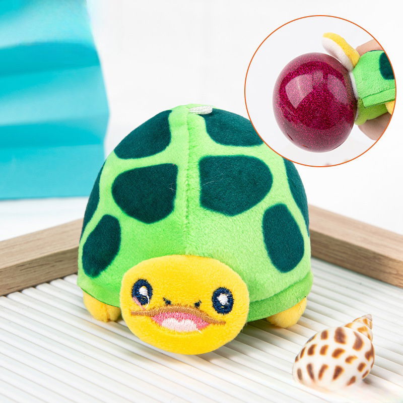 Squeeze Squishy Ball with Soft Plush Cover, Squeezy plushies,sensory toys 2