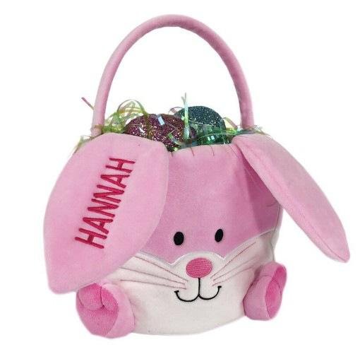 Easter plush hand basket,candy handbasket,basket with handle for kids 2