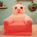 Plush Baby Animal Sofa Chair bed,mini Kids animals Sofa,animals foldable sofa  4