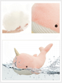 Narwhal Plush,cute plush narwhal,Unicorn Whale Plush,Narwhal pillow