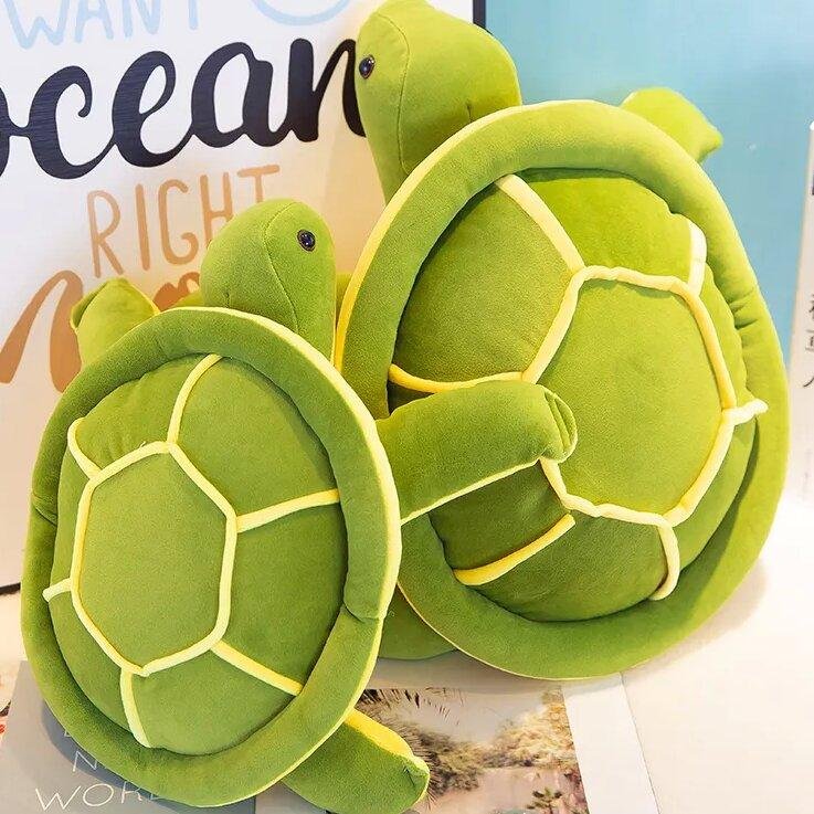 Soft Plush Sea Turtle Stuffed Animals,Soft turtle plush,Green Sea Turtle Plush 5