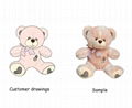 Custom design stuff plush doll custom embroidered plush toy bespoke plushies 7