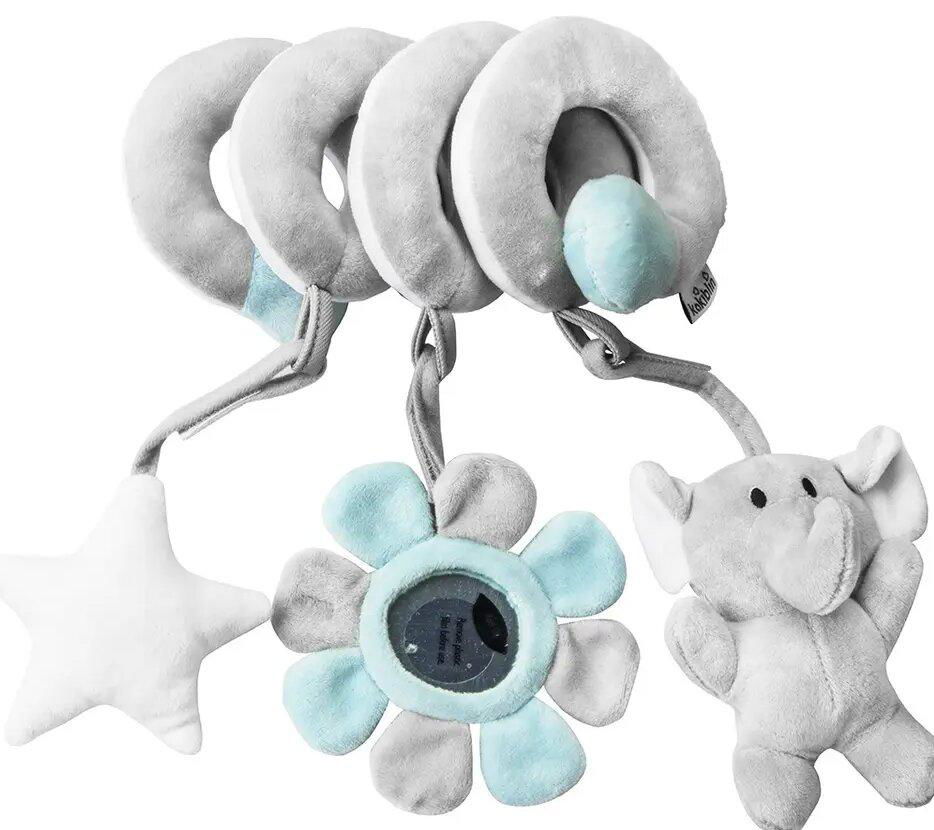 Baby Musical Bed Hanging Rattle Pram Spiral Baby Crib Hanging Rattles Toys 4