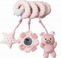 Baby Musical Bed Hanging Rattle Pram Spiral Baby Crib Hanging Rattles Toys