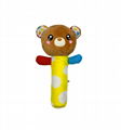 Baby rattles squeaker rattle crinkle grab visual touch hear sense hand  rattles