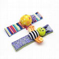  Baby Wrist Rattle infant wrist rattles Arm Hand Bracelet Rattle Toddlor Toy  6