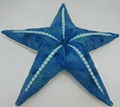 Blue Sea Star Stuffed Animal Stuffed Starfish Textured Starfish Plush plillow 1