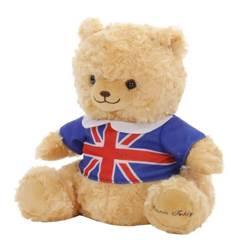 Personalised Teddy Bear With Shirt Teddy Bear T-shirts Printed with Custom Logo  2