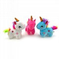 Rainbow Unicorn Plush Toy Keychain unicorn keychain plush soft unicorn key ring  1