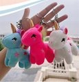 Rainbow Unicorn Plush Toy Keychain unicorn keychain plush soft unicorn key ring 