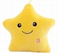LED Twinkle star pillow decorative pillow Glowing Stuffed Star Light up Pillow