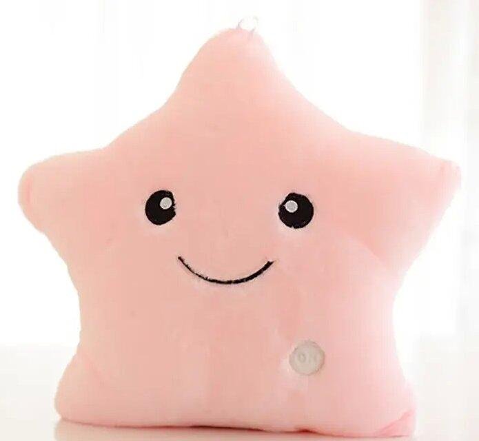 LED Twinkle star pillow decorative pillow Glowing Stuffed Star Light up Pillow 4