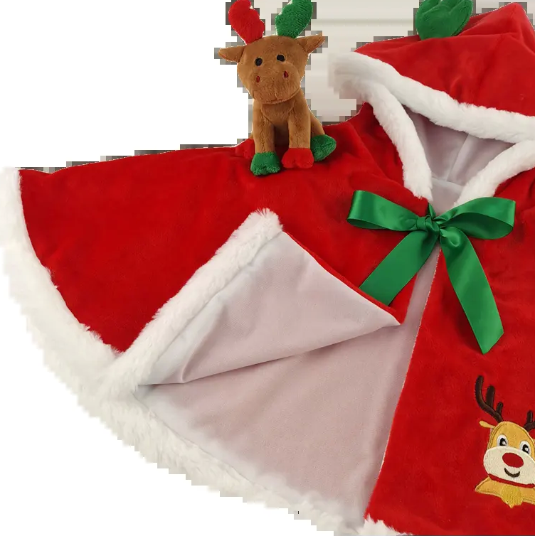 Christmas Costume Capes Christmas Capes Christmas Cloak Santa Cape for children 4