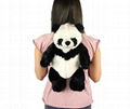 Plush panda backpacks and plush panda